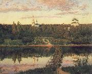 Isaac Ilich Levitan The Quiet Monastery painting